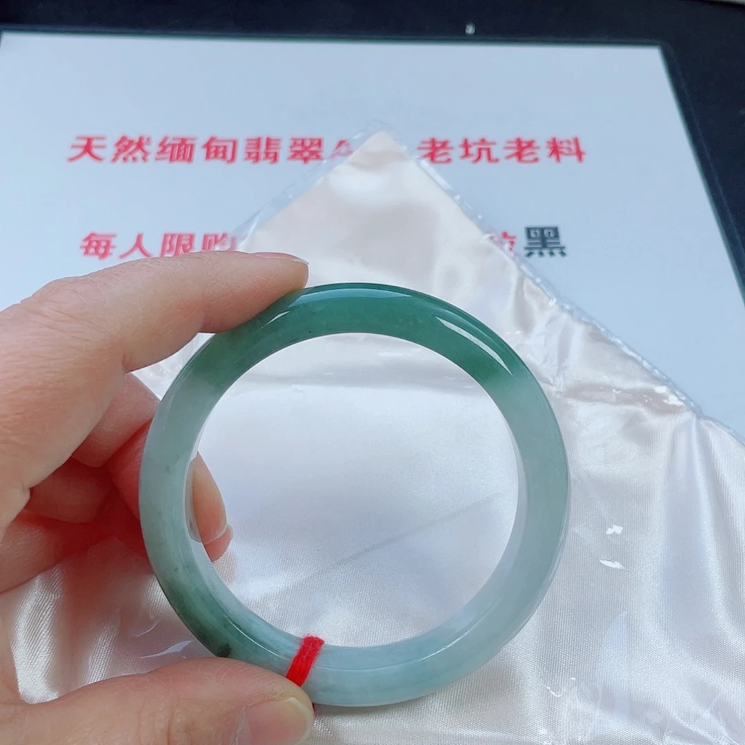 翡翠未镶嵌手镯天然翡翠手镯59