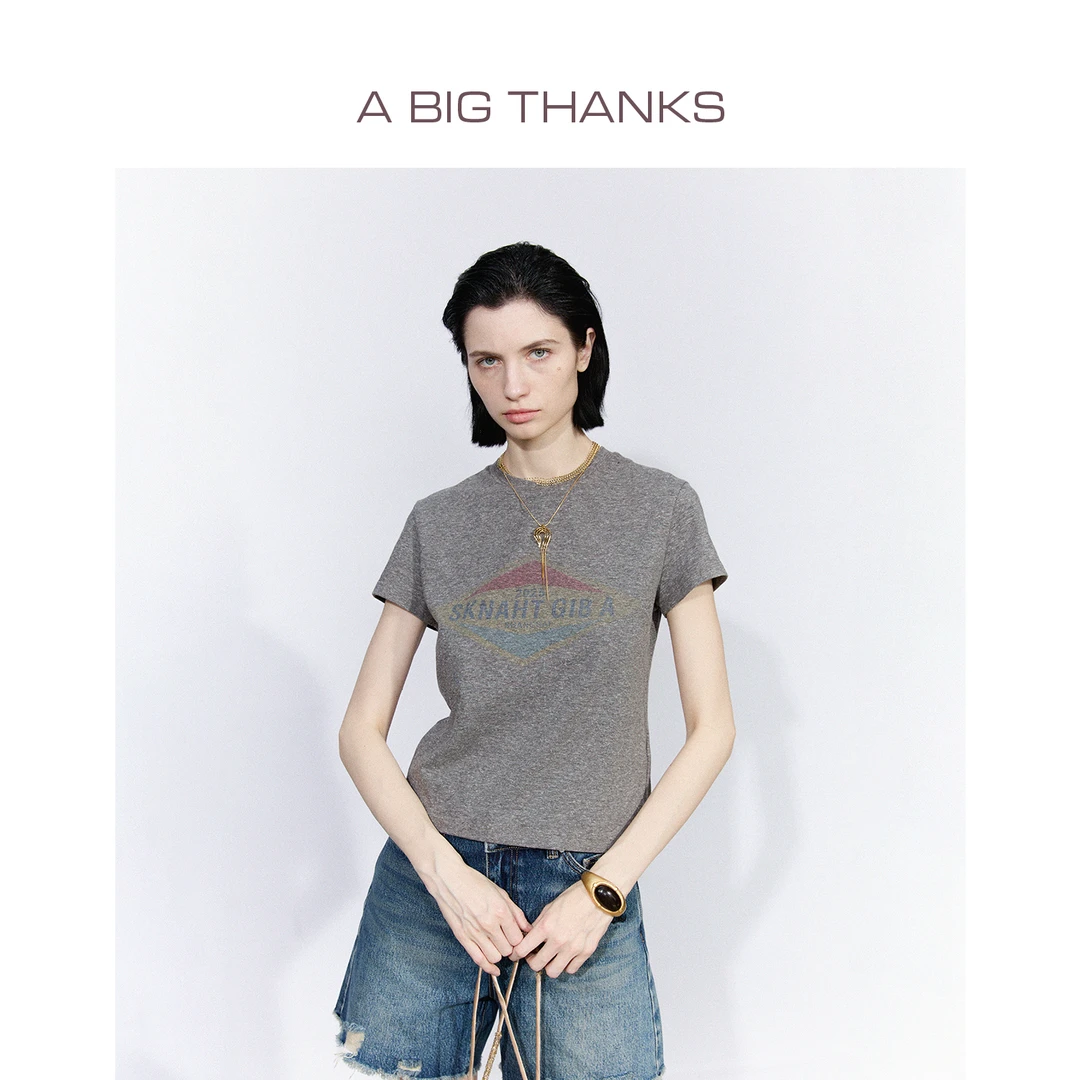 A BIG THANKS 印花短袖 ABT505L01DT5007