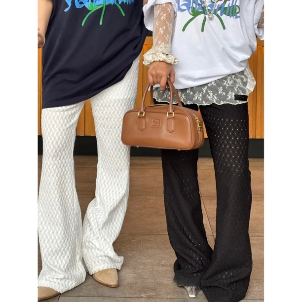 Nannanzhuo 复古蕾丝打底长裤
