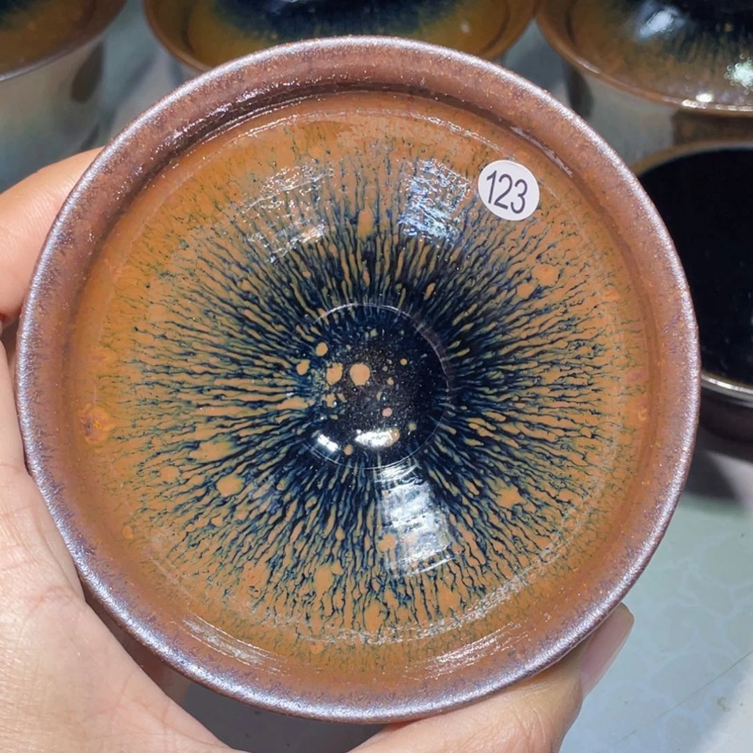 茶盏龙窑柴烧建盏123