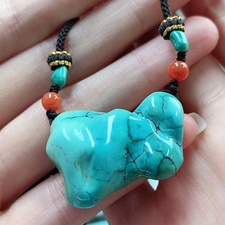 未镶嵌绿松石珠宝奇石