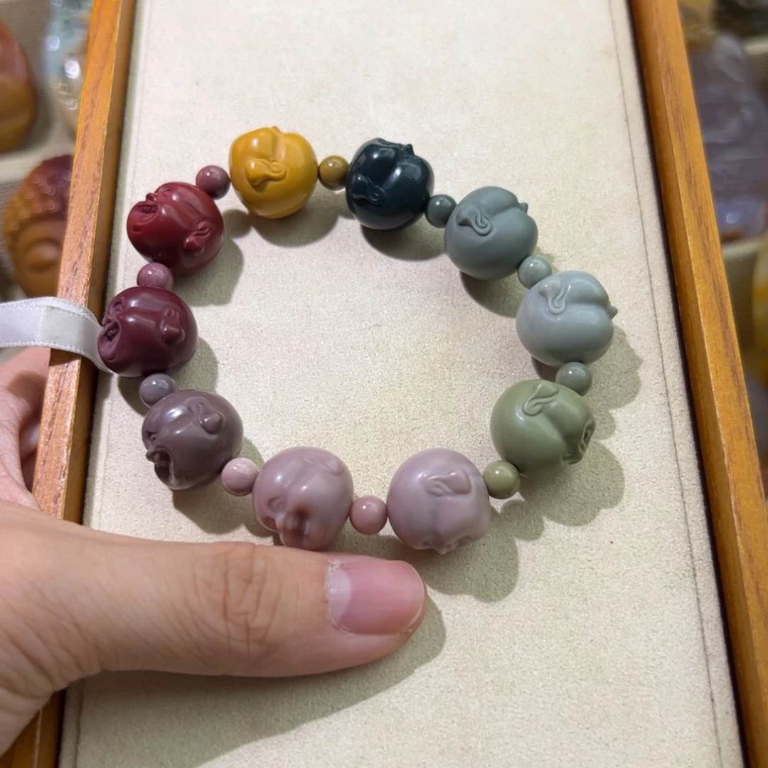 繁***っ石英质玉手链未镶嵌