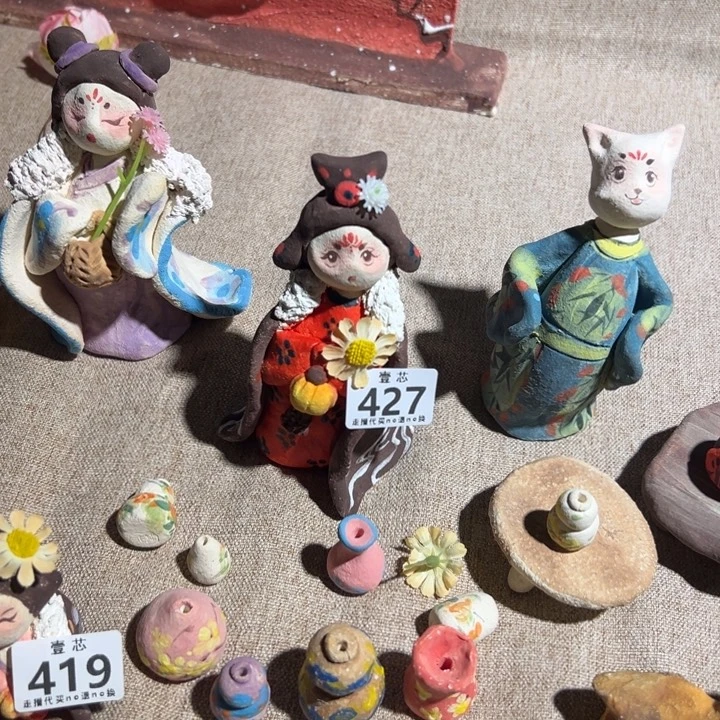 大***鸡陶摆件景德镇陶瓷摆件猪猪猪