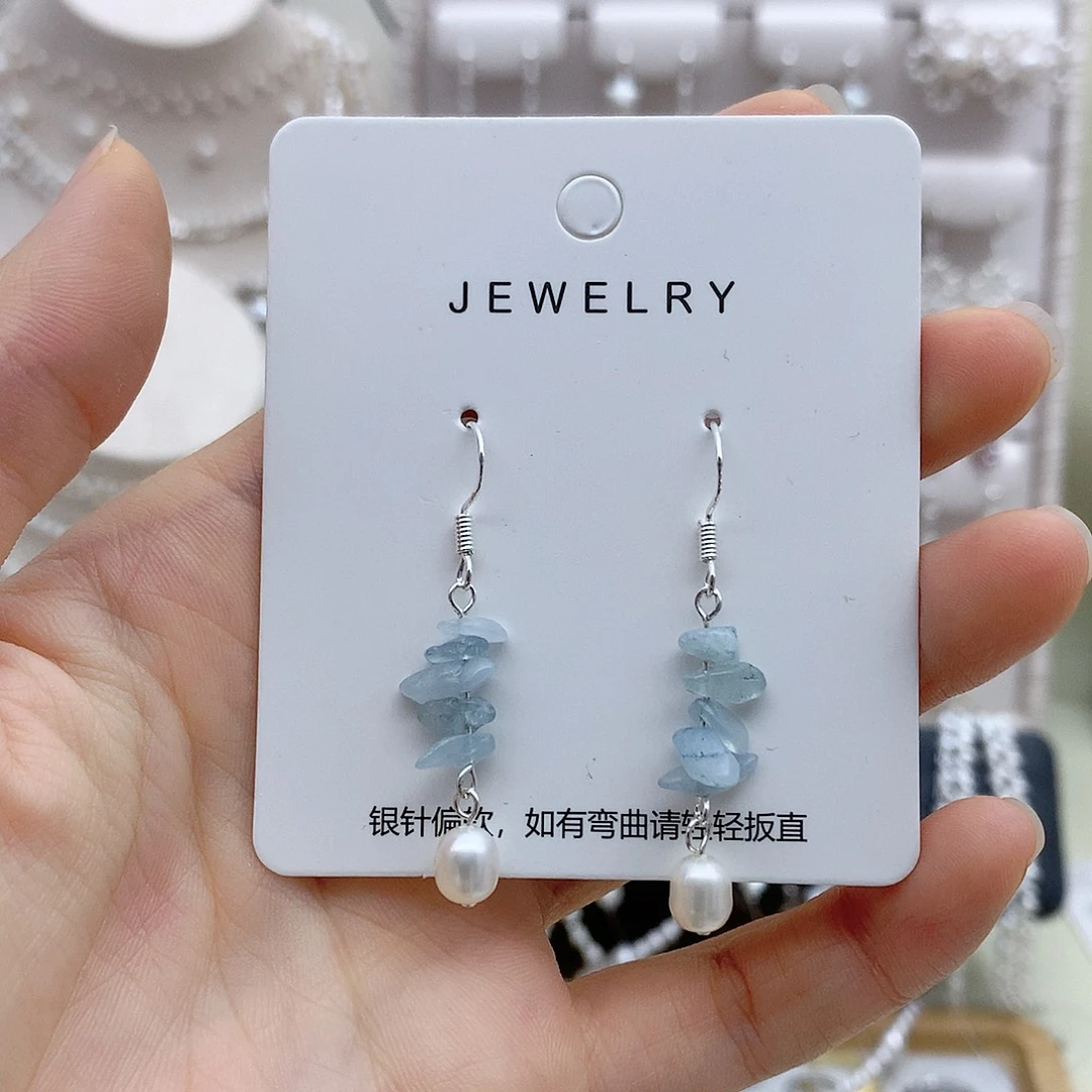 耳饰淡水珍珠银S925镶嵌