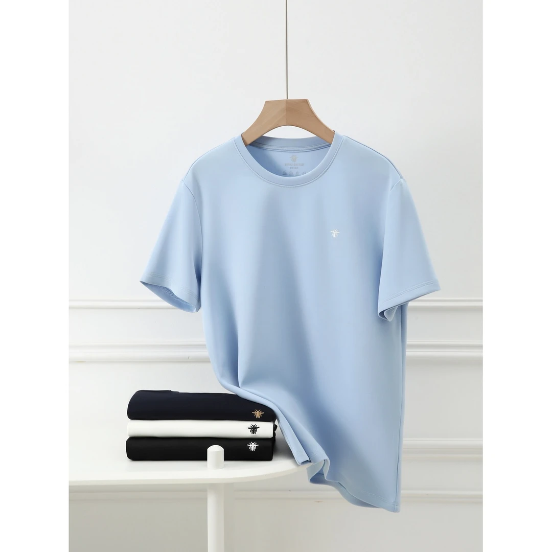 液氨空气T恤短袖 情侣款圆领短袖百搭T恤SS26047