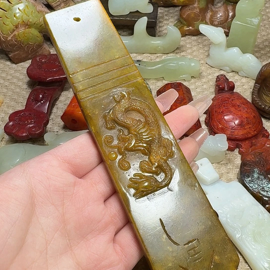 白玉菩提吊坠挂件