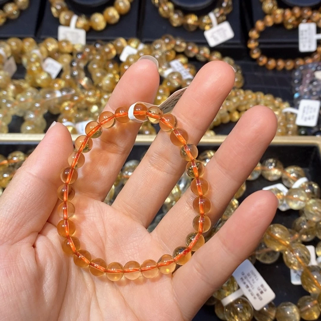 水晶手链未镶嵌1**6手链6.6mm