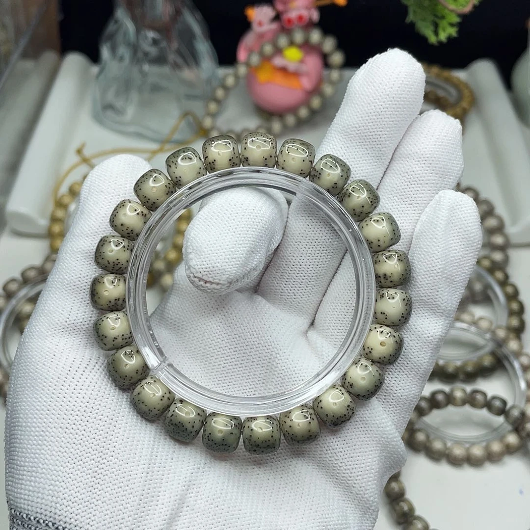 星月菩提手串10mm 绿冰通体