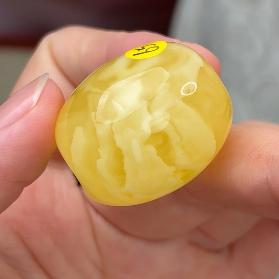 蜜蜡未镶嵌裸石桶珠