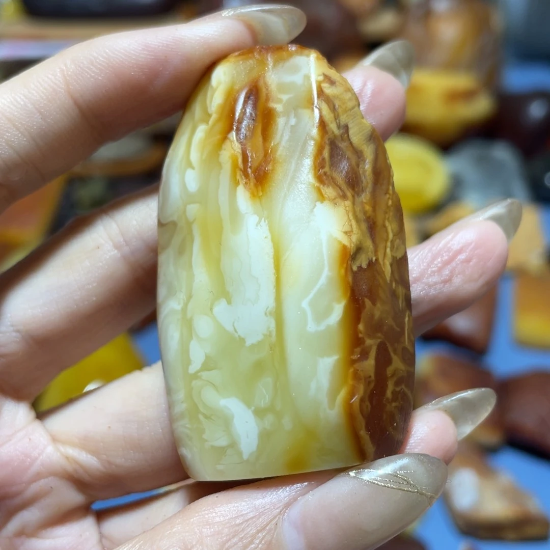 定制琥珀未镶嵌北**雪原石波罗的海琥珀蜜蜡