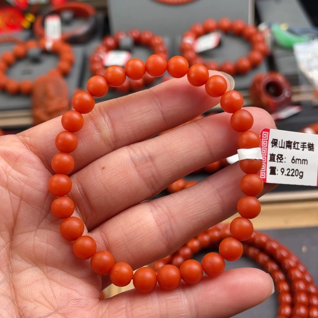 南红玛瑙手串6➕未镶嵌