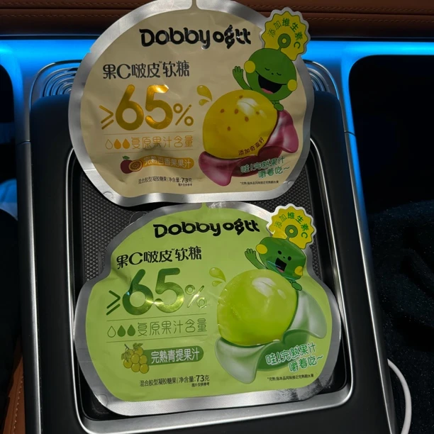 【保质期至4.18】哆比果C啵皮软糖73g发8包