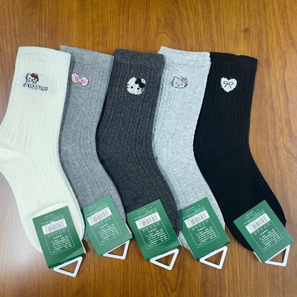 【整组好看滴长筒袜】5双装