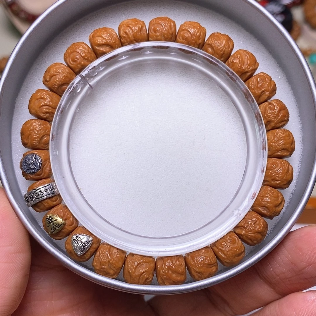 猴头核桃手串四标天命玄鸟尺寸9+全品