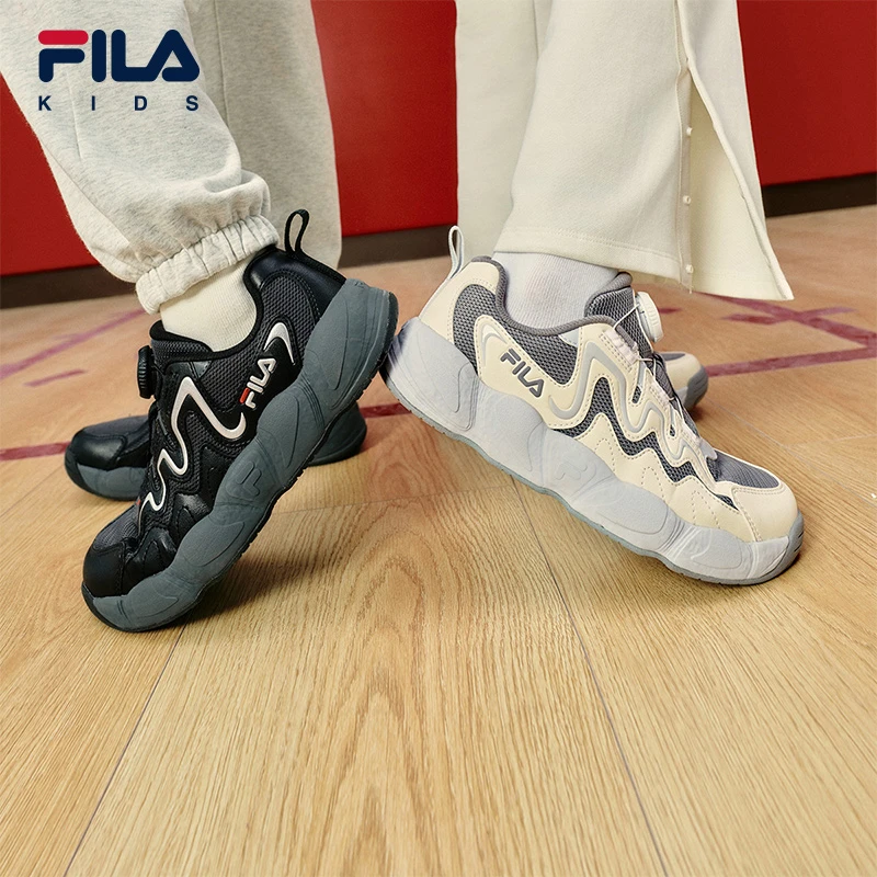 【可颂】斐乐2025年秋季新款中大童经典篮球鞋K55B531201