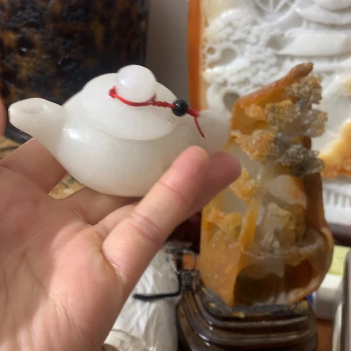 石材摆件的时候还在