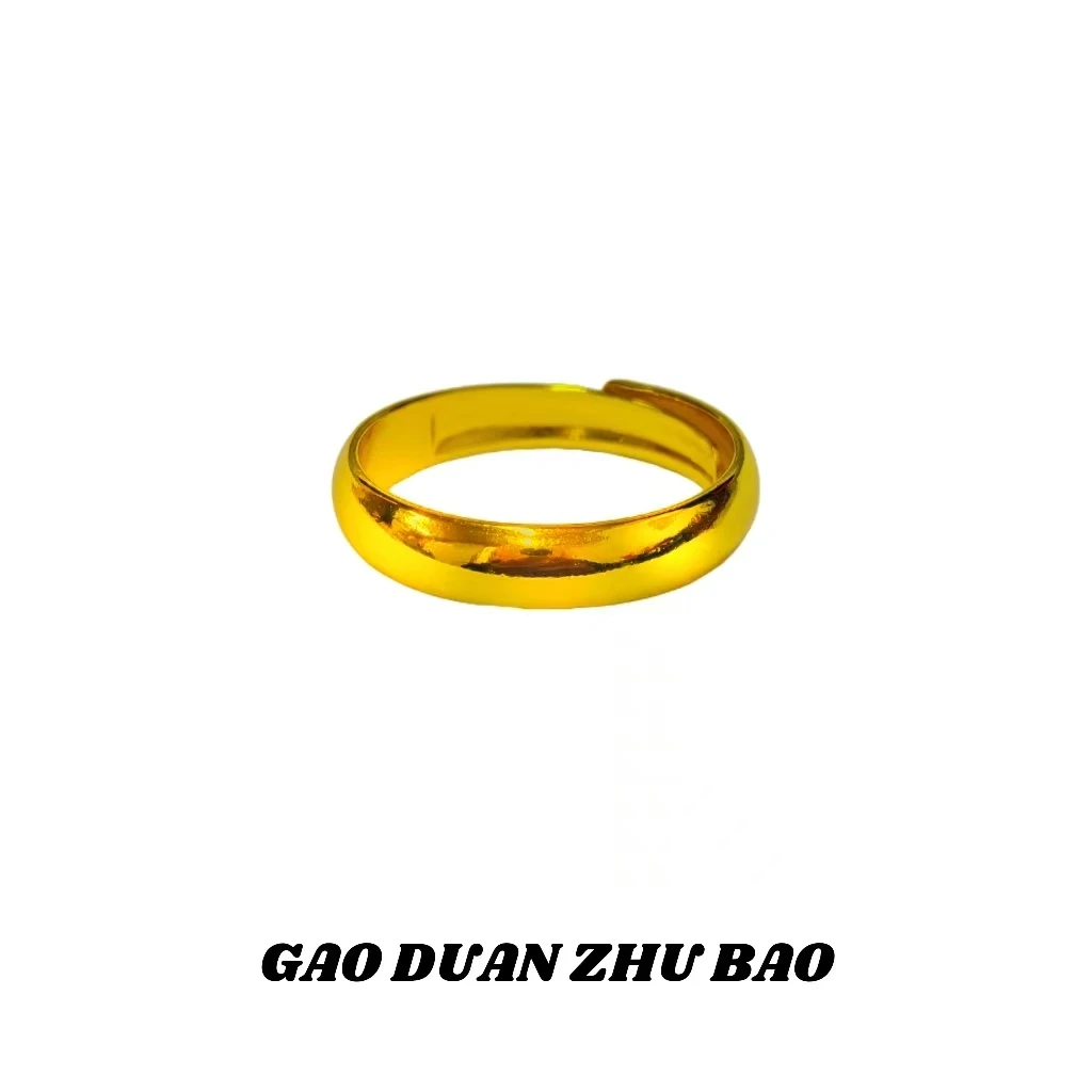 合金戒指 【月总】BM-S264#简约合金精致光面素圈戒指 拍一发二