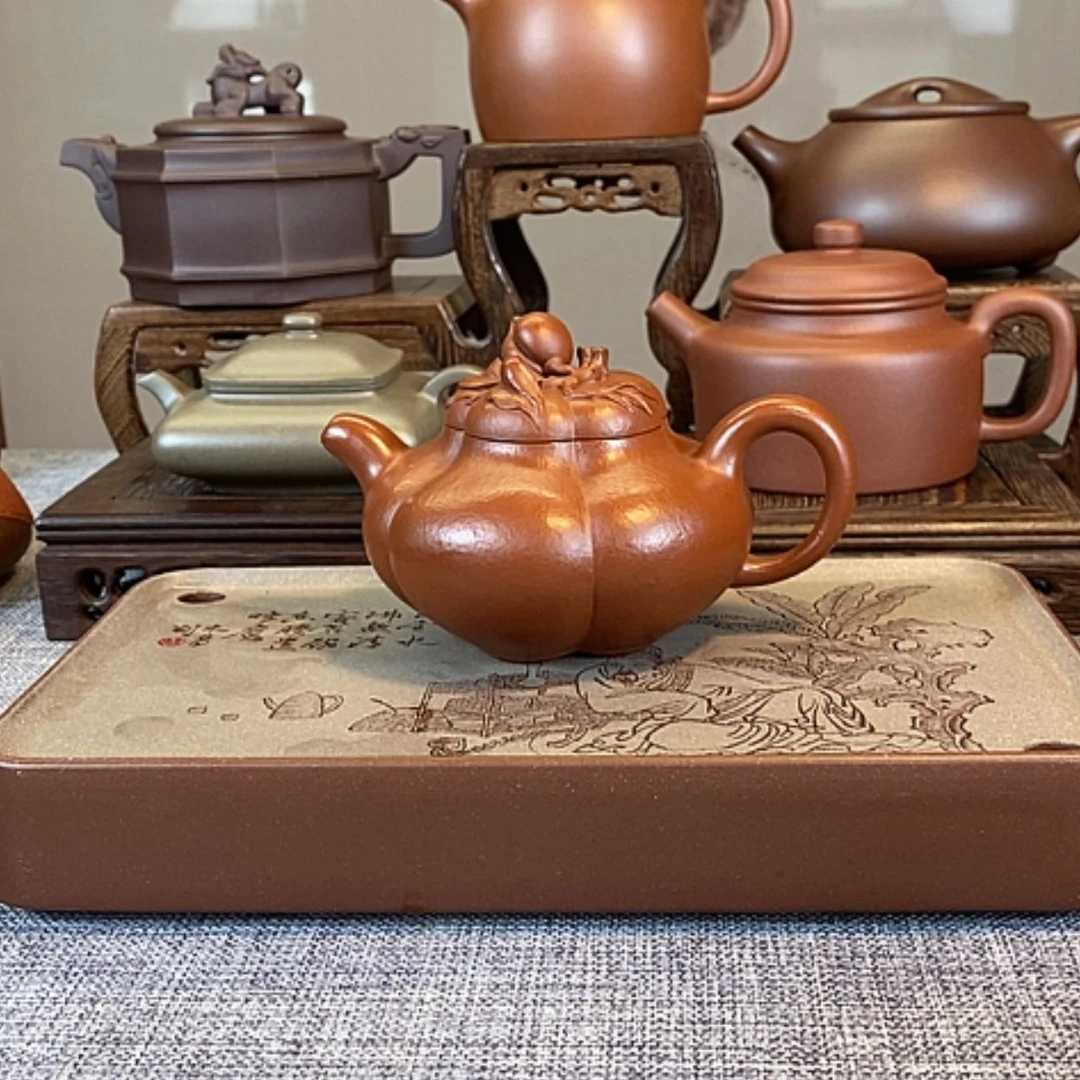 【闪购商品】茶壶紫砂古**虎宜兴紫砂壶收藏
