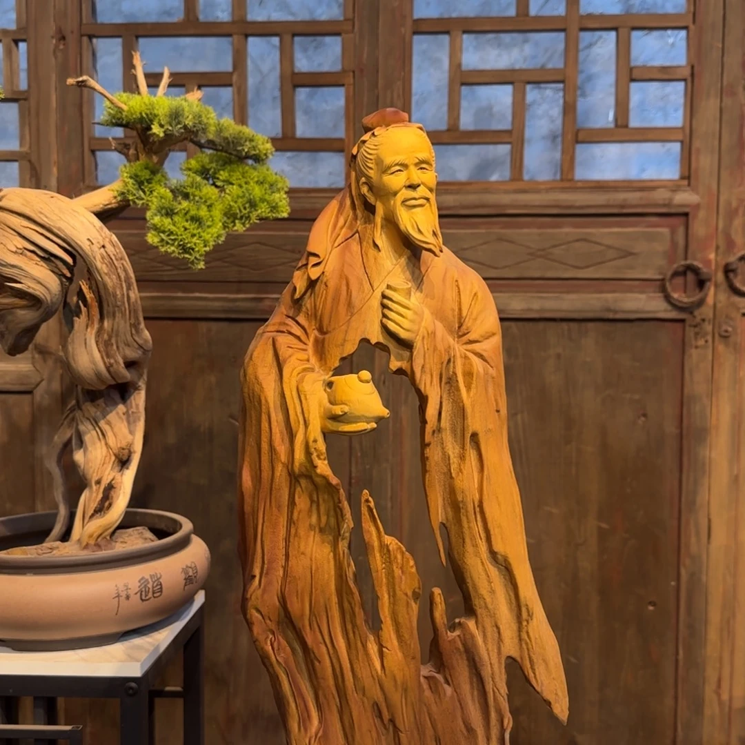我***我香樟木茶圣陆羽桌面
