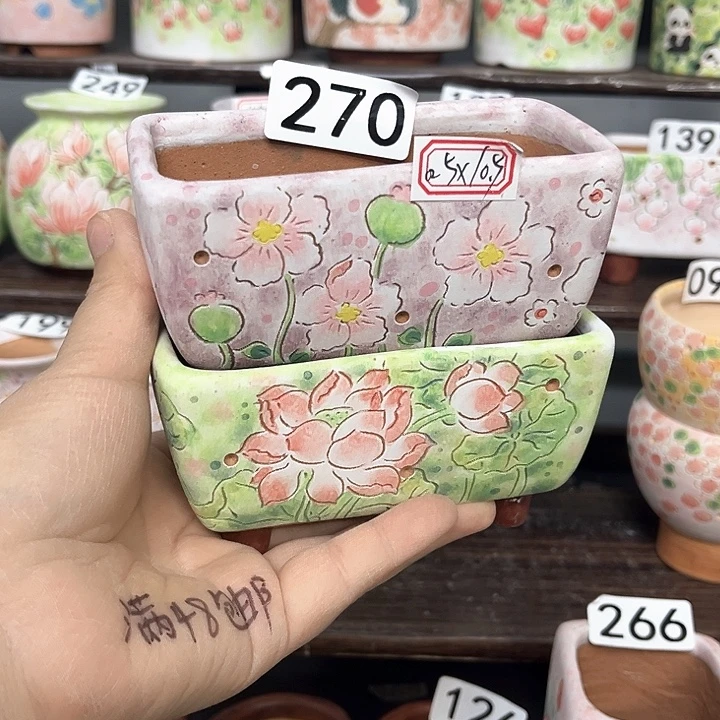 手工制作多肉花盆