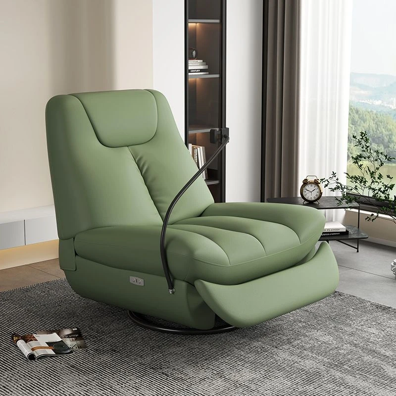 多功能太空电动头等单人沙发椅可躺懒人休闲摇椅客厅卧室旋转躺椅