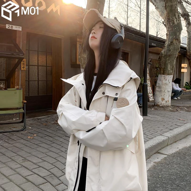 M01秋季外套女款冲锋衣2025新款小个子夹克登山服户外软壳薄款