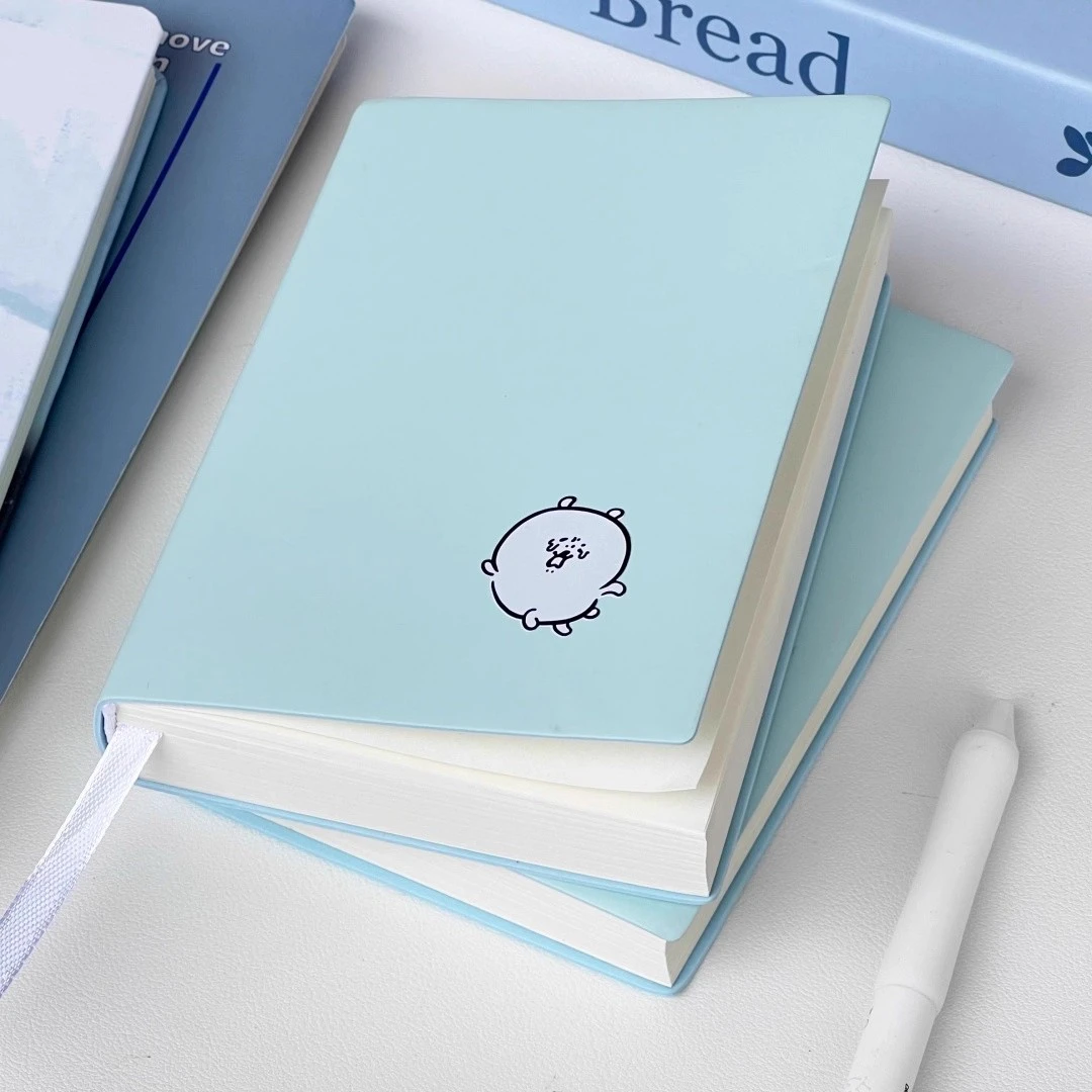 简约可爱自嘲熊A6空白手账本ins风中小学生超厚日程笔记本绘画本