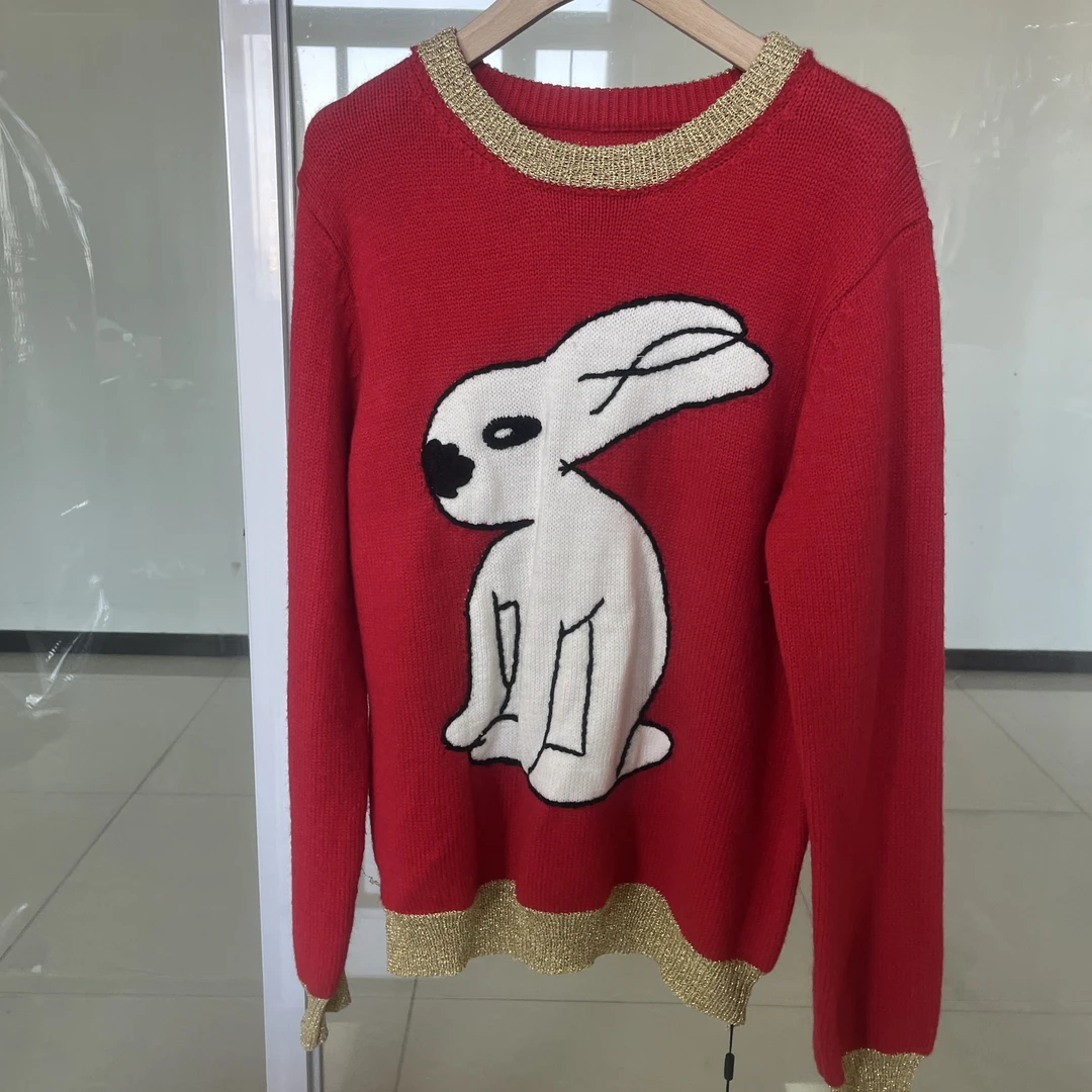 女装提花韩版时尚宽松洋气毛衣