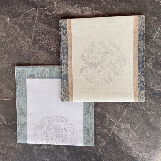 4言2种图案祥龙图2包共20张蜡染纯生宣纸书法作品楷书书法专用