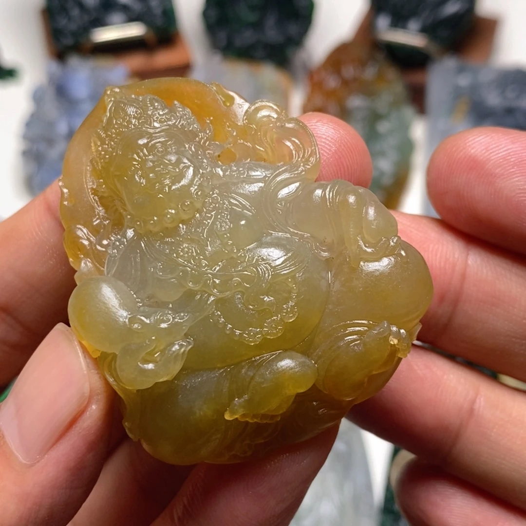 蜜***店定制翡翠未镶嵌天然A货翡翠Z