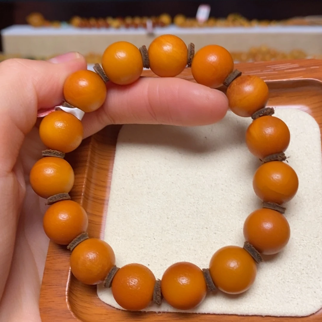 【闪购商品】未镶嵌蜜蜡手链手串