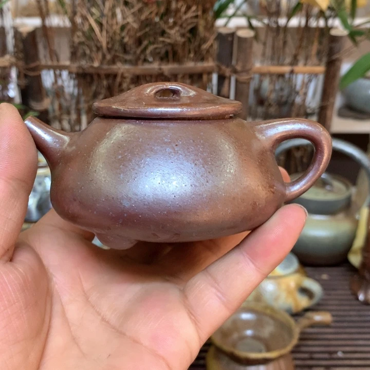 紫砂茶壶纯自然高温裸柴烧