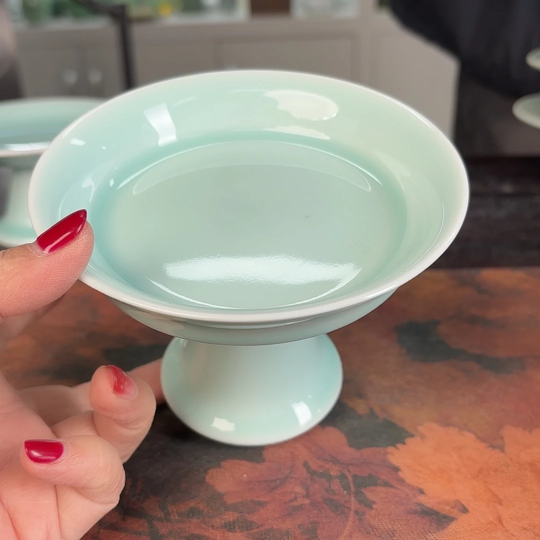 龙泉云间青瓷小米茶器