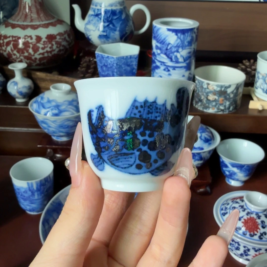 杯你**道泡推荐景德镇全手绘瓷器