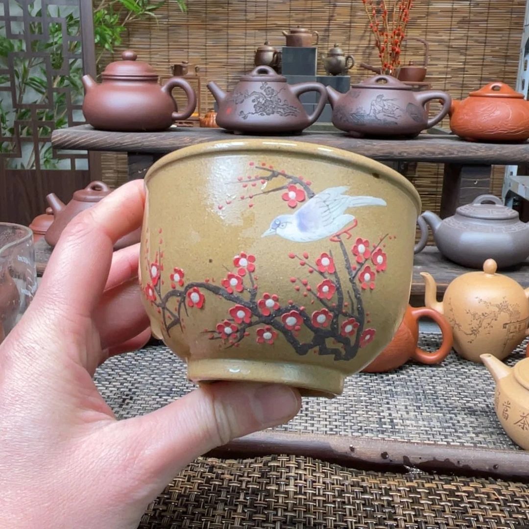 紫砂茶壶宜兴原矿紫砂手工制150