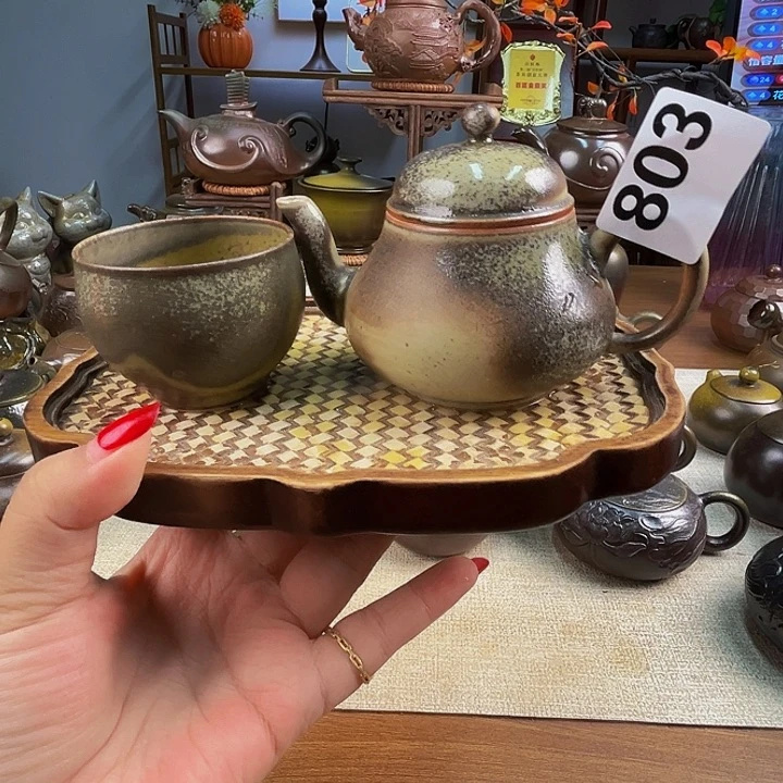 柴烧壶泡茶香柴燒壺泡茶