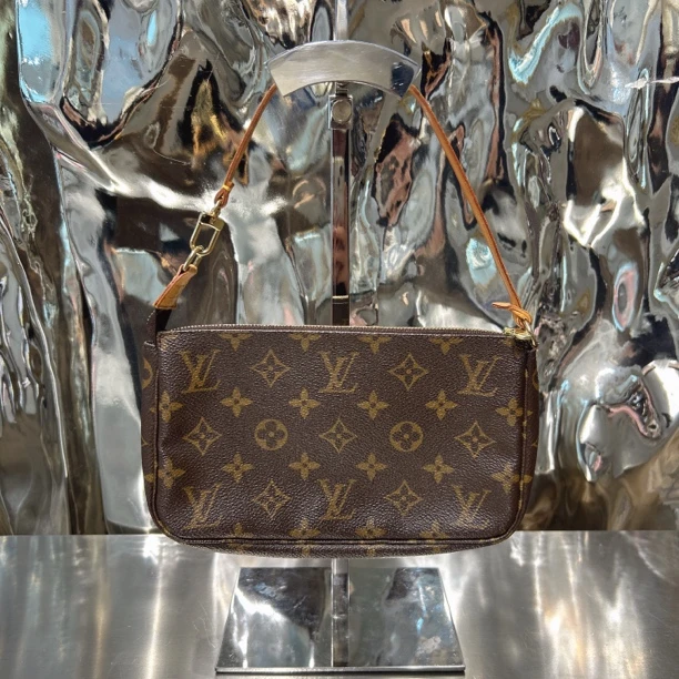 95新 LouisVuitton/路易威登 老花 麻将 手提