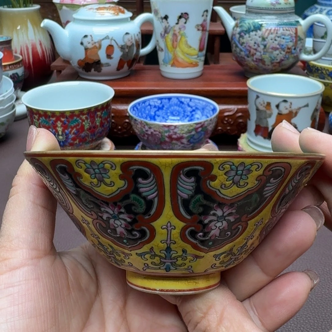 瓷片景德镇仿古手工制作精品展示