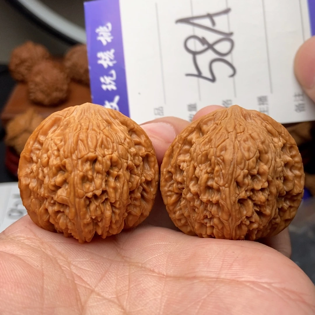 吊坠文玩核桃39绣球