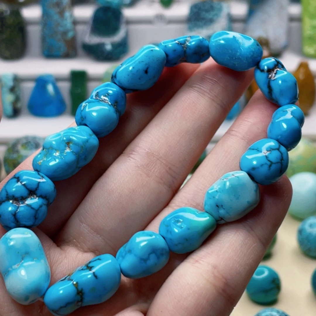 未镶嵌绿松石珠宝奇石