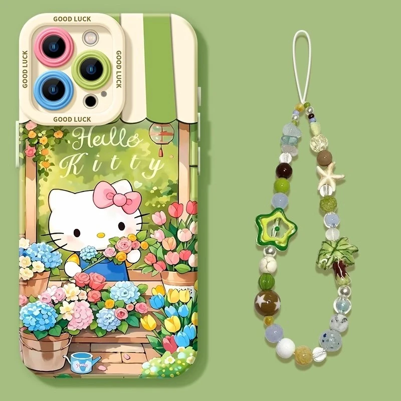 凯蒂花店适用苹果iphone小米15/14/13pro防摔vivo华为oppo手机壳