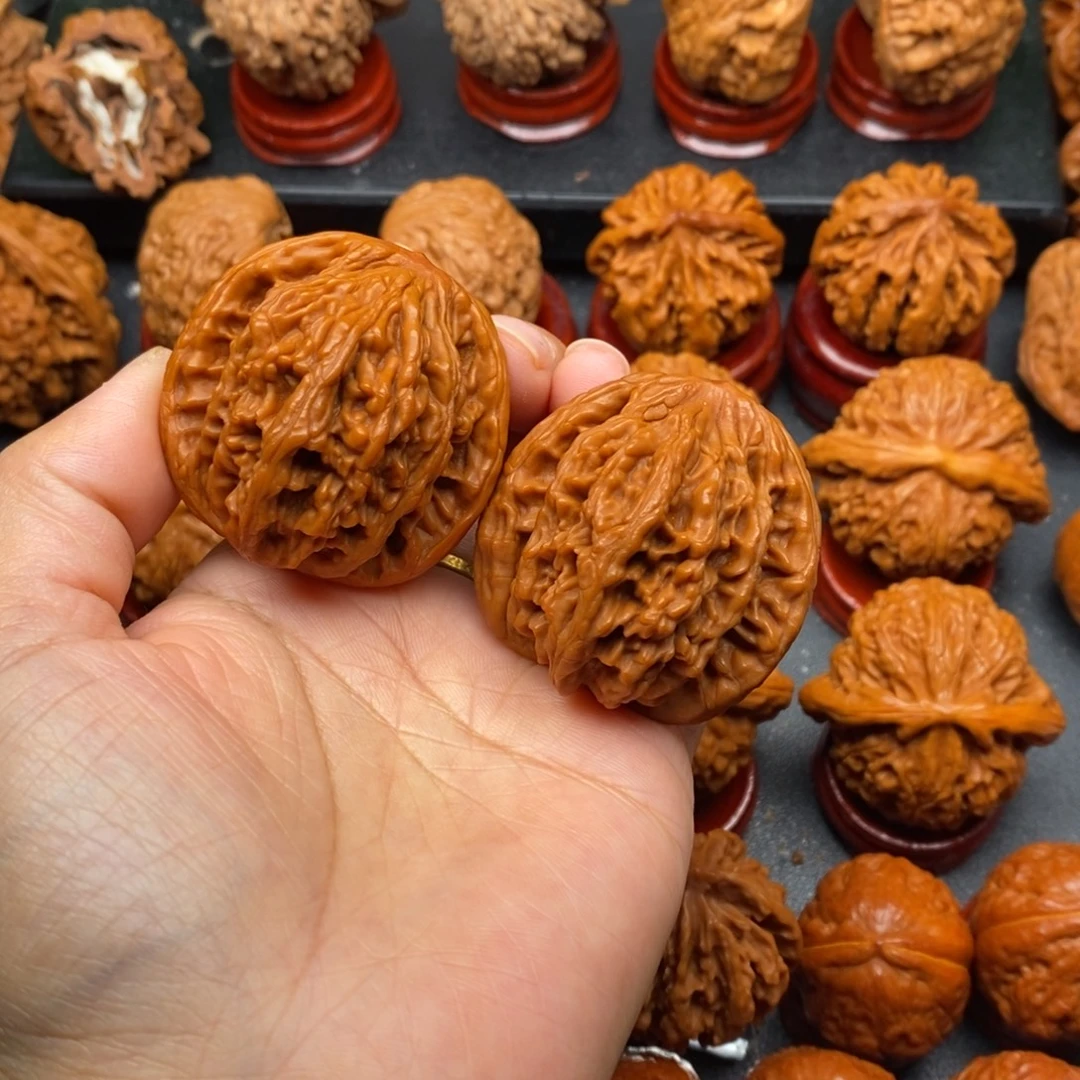 把件文玩核桃42虎头