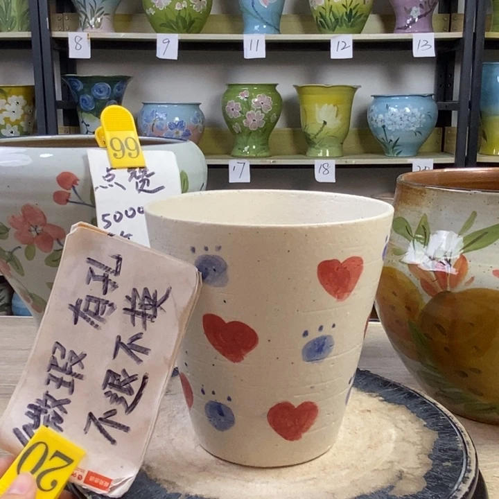 景德镇高温陶瓷花盆