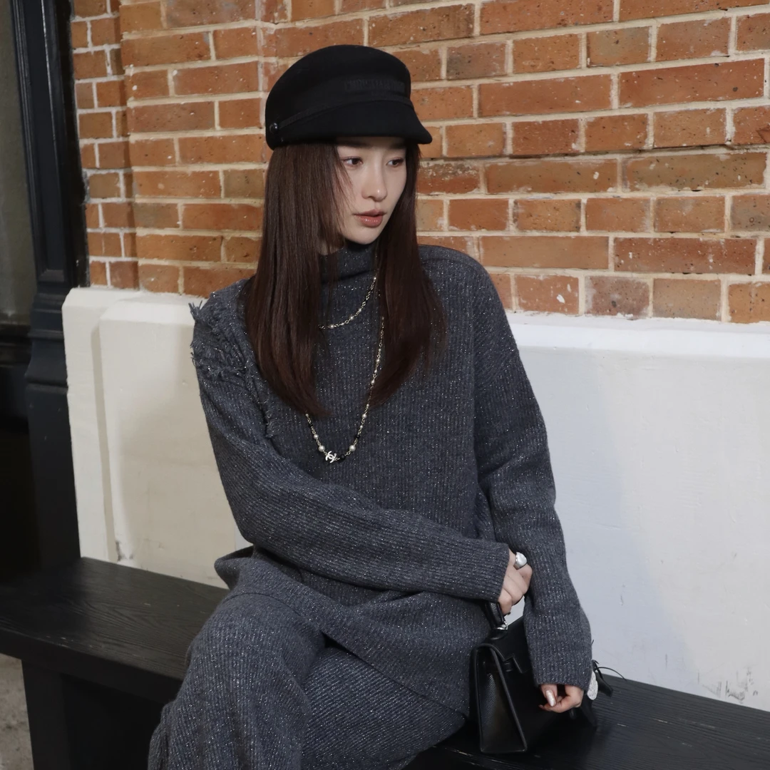 HELA AOMI “鎏光晚宴.全羊毛套装”绵羊毛100%通勤套装CY5CC99465