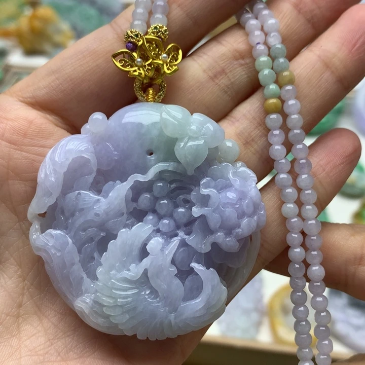 颈饰未镶嵌翡翠翡翠