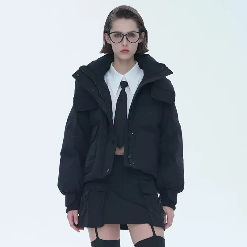 072时尚百搭保暖气质羽绒服ck