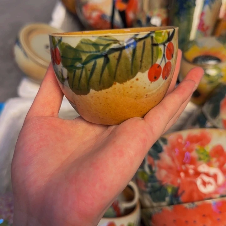 瓷片景德镇陶瓷手工手绘