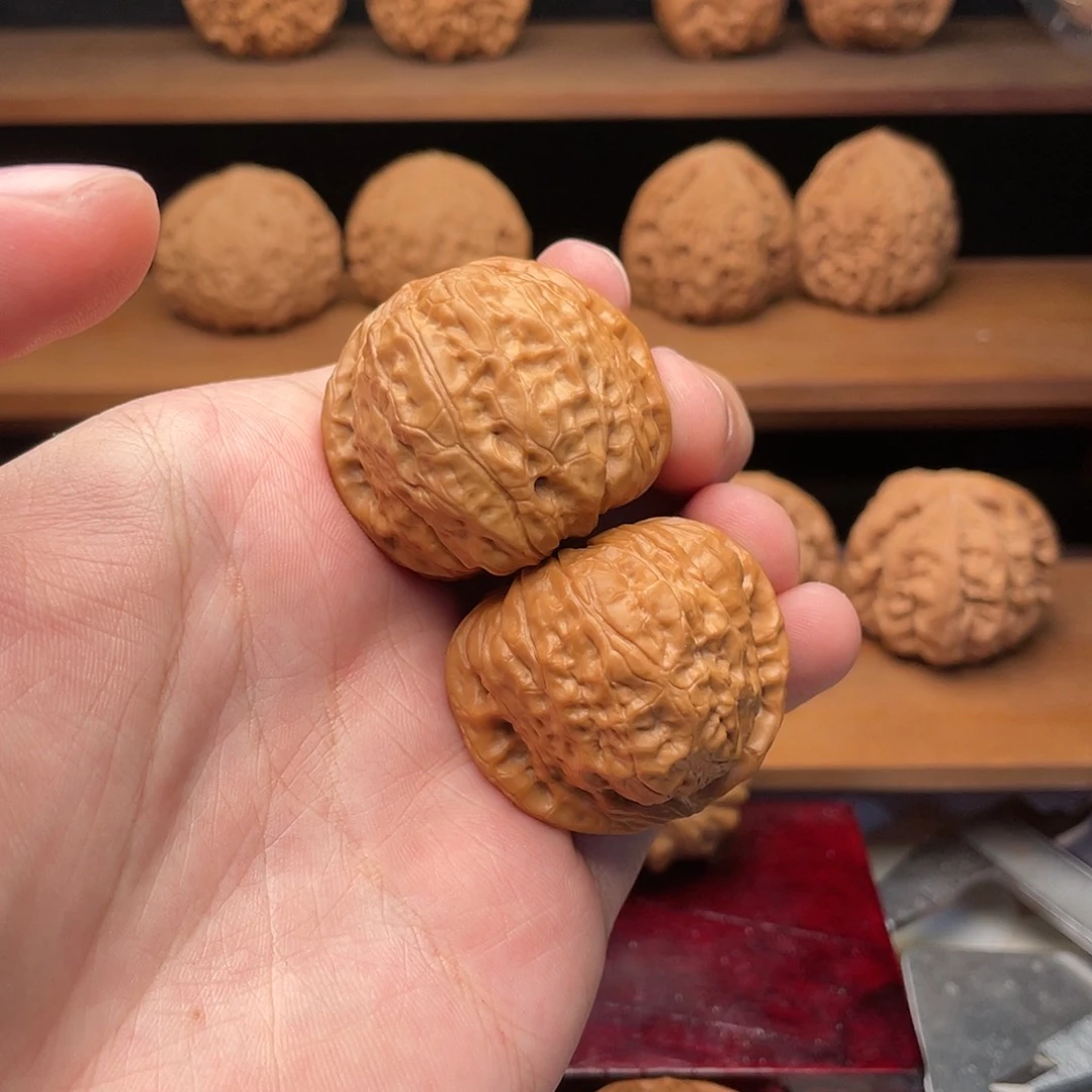 文玩核桃把件39毕业南瓜墩