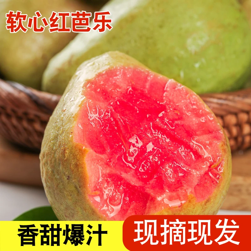 广西红心软芭乐新鲜采摘水果软糯香甜产地直发当季水果坏果包赔