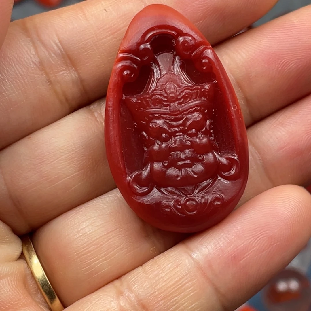 南红玛瑙未镶嵌颈饰